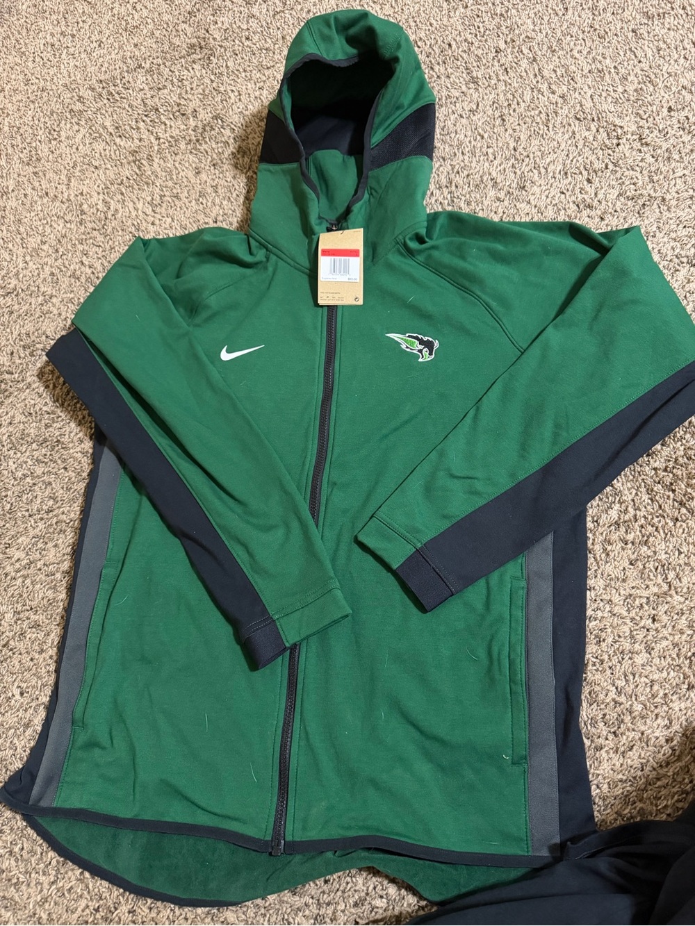 NWT Oklahoma Baptist Nike Zip Up